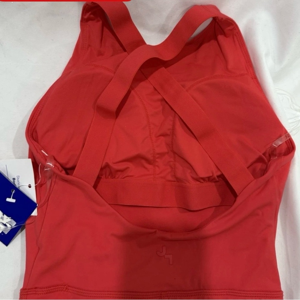 JoyLab Red Flared Strap Jumpsuit - Picture 4 of 7
